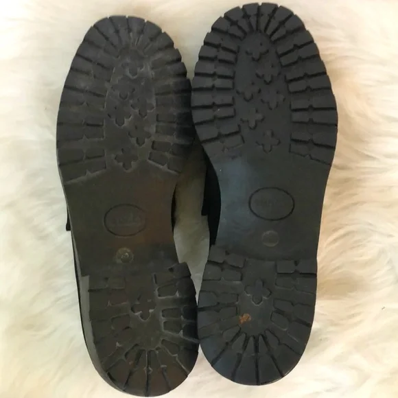 Gucci Authentic Black Suede Horse-bit Loafers, Size 10